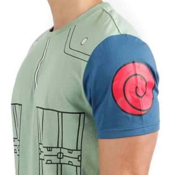 Naruto Kakashi Shippuden Anime Costume T-shirt Size XXL - Picture 2 of 7